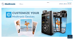 Desktop Screenshot of medtronic.skinit.com